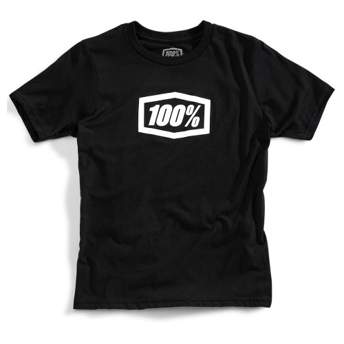 100% Essential Youth T-Shirt Black