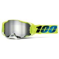 100% Armega Goggles Koropi + Mirror Silver Flash Lens