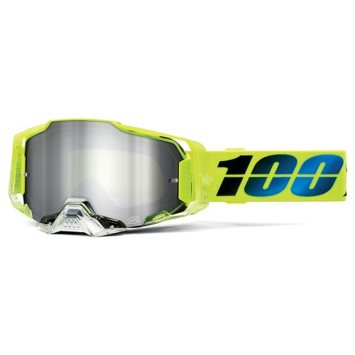 100% Armega Goggles Koropi + Mirror Silver Flash Lens
