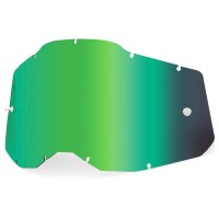 100% Racecraft 2, Accuri 2 & Strata 2 Lens Mirror Green
