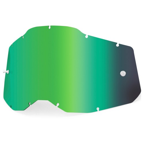 100% Racecraft 2, Accuri 2 & Strata 2 Lens Mirror Green