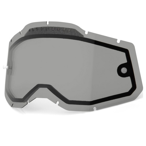 100% Racecraft 2, Accuri 2 & Strata 2 Vented Dual Lens Smoke