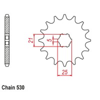 Supersprox Front Sprocket 10-021-xx (530)