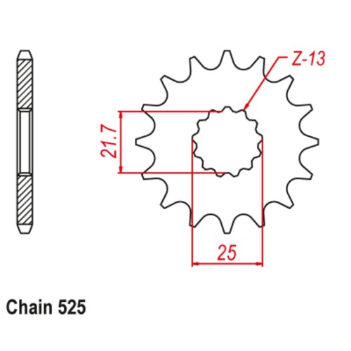 Supersprox Front Sprocket 10-156-xx (525)