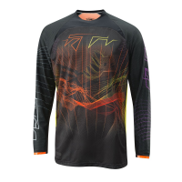 KTM Gravity-FX Air Shirt Mens Orange/Black/Yellow