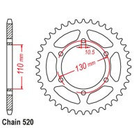 Supersprox Stealth Rear Sprocket 11S-192-xx (520)
