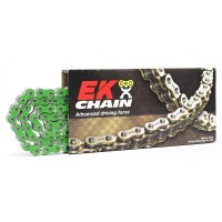 EK Chains 525 NX-Ring Super Heavy Duty Chain Green - 124 Link