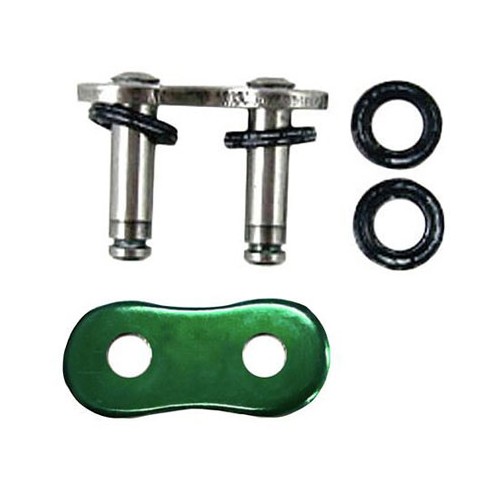 EK Chains 525 NX-Ring Super Heavy Duty Chain Green Rivet Link