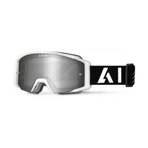 Airoh Blast XR1 Goggle White Matt + Silver Mirrored Lens