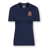Red Bull KTM Backprint T-Shirt Womens Navy