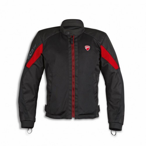 Ducati Flow C5 Fabric Jacket Mens Black/Red