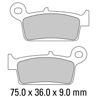 Ferodo Brake Pad Set - FDB672AG
