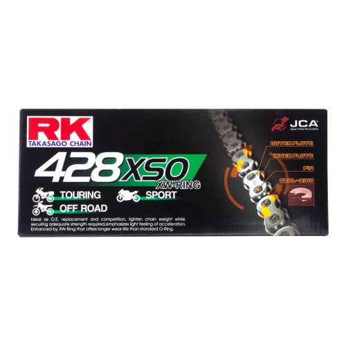 RK Chain 428XSO-136L