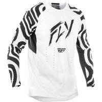 Fly Racing 2025 Evolution L.E. MX Jersey Abyss White/Black