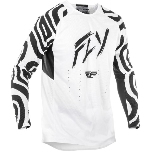 Fly Racing 2025 Evolution L.E. MX Jersey Abyss White/Black