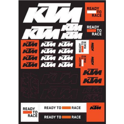 KTM Corporate Sticker Sheet