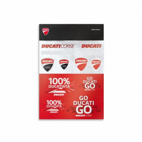 Ducati 100% Ducatista Stickers