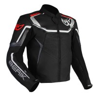 Berik Strada Leather Jacket Black/White