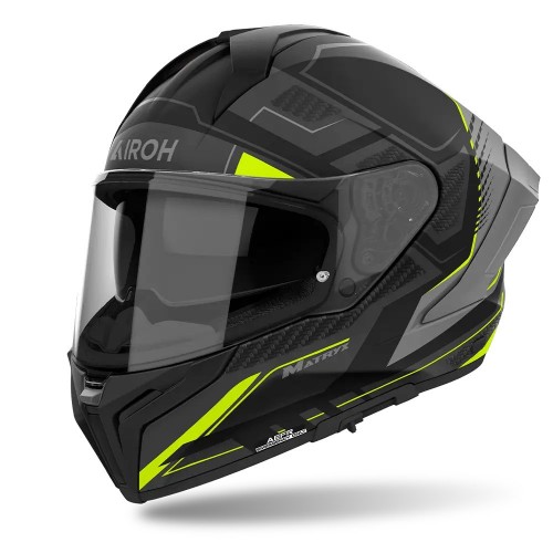 Airoh Matryx Helmet Rocket Yellow Matt