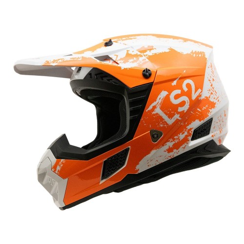 LS2 MX706J COZ Junior Helmet Hyde Orange/White