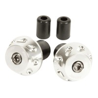 RHK Silver Lightweight Handlebar Bar Ends
