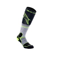 Alpinestars MX Pro Socks - Black/Grey/Fluro-Yellow