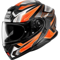 Shoei Neotec 3 Anthem TC-8 Helmet - Black/White/Orange