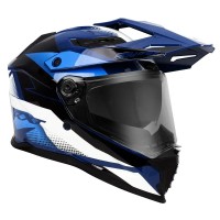 RXT ADV-65 Gloss Black / Grey / Blue Helmet