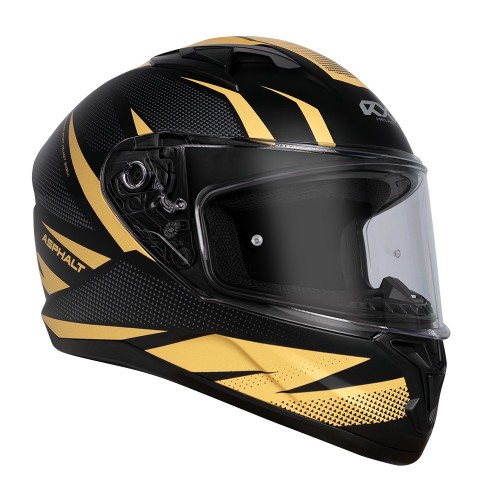 RXT Street 2 Asphalt Matt Black/Gold Helmet