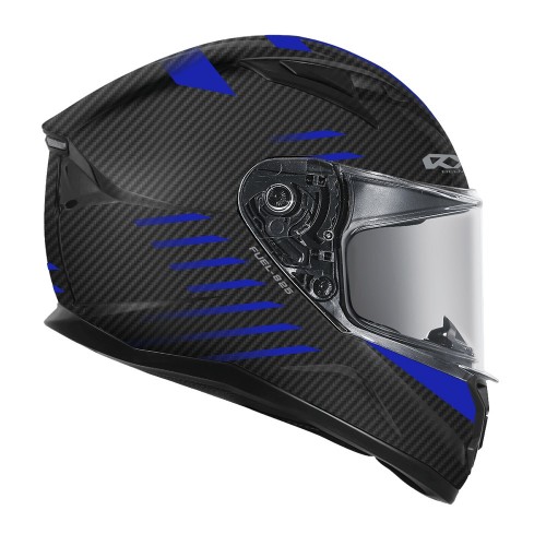 RXT Street 2 825-fuel Matt Carbo Blk/Blue Helmet