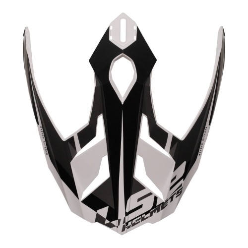 LS2 MX701 Alter Helmet Peak - Matte Black White
