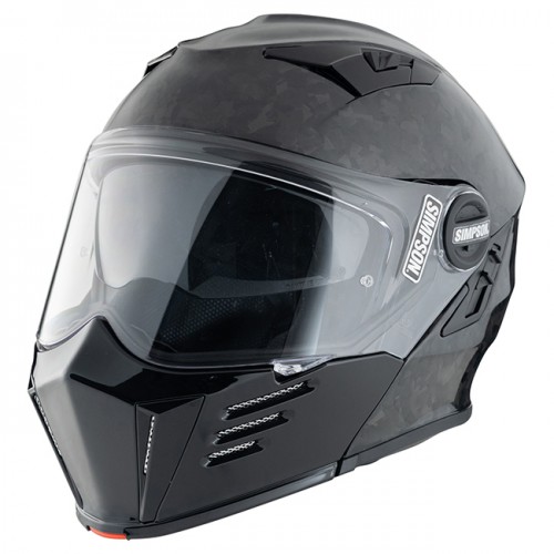 Simpson Darksome Helmet Forged Carbon - Black