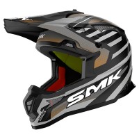 SMK Allterra Helmet Bulldozer MA267 - Matte Black/Grey/Orange