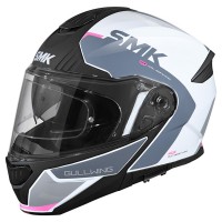 SMK Gullwing Helmet Kresto GL169 - White/Grey/Pink