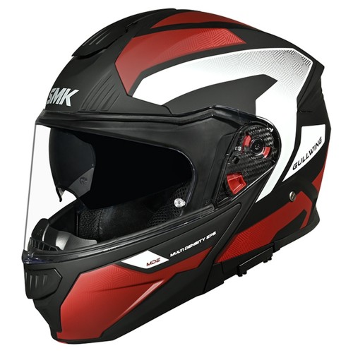 SMK Gullwing Helmet Sonic MA231 - Matte Black/Red/White