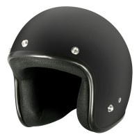 M2R 225 Helmet With Peak - Matte Black