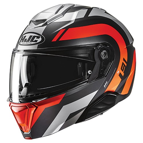 HJC I91 Helmet Arven MC-6HSF - Black/Red