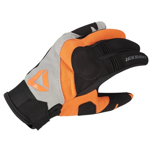 Dririder Rx Adventure Textile Gloves - Black/Orange