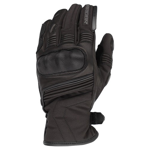 Dririder Typhoon Leather Gloves - Black
