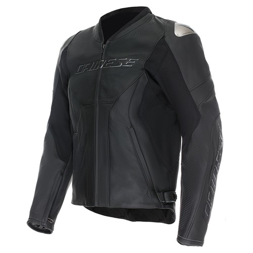 Dainese Racing 5 Jacket - Perforated Leather - Black