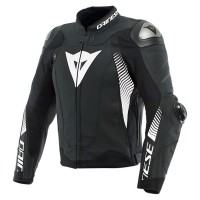 Dainese Super Speed 4 Leather Jacket - Mens - Black/White