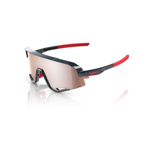 100% Slendale Soft Tact White - Hiper Red Multilayer Mirror Lens
