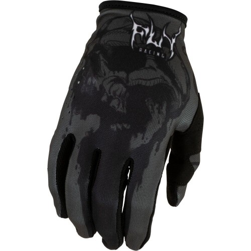 Fly Racing 2027 Lite SE Dark Series Grey/Black Gloves