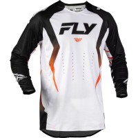 Fly Racing 2027 Evolution Bolt White/Black/Orange Jersey