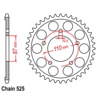 Supersprox Stealth Rear Sprocket Black 11S-33C-xxBK (525)