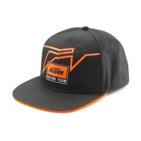 KTM Team Flat Cap Youth Black/Orange